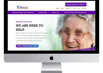 Aged Care Website Design